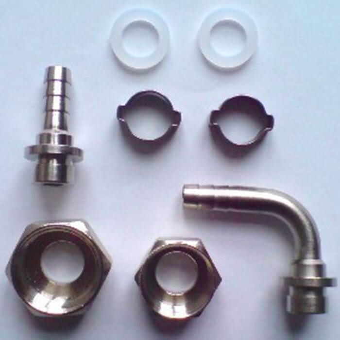 [Bundle] Beer hose nozzle set, 8 parts - 7mm