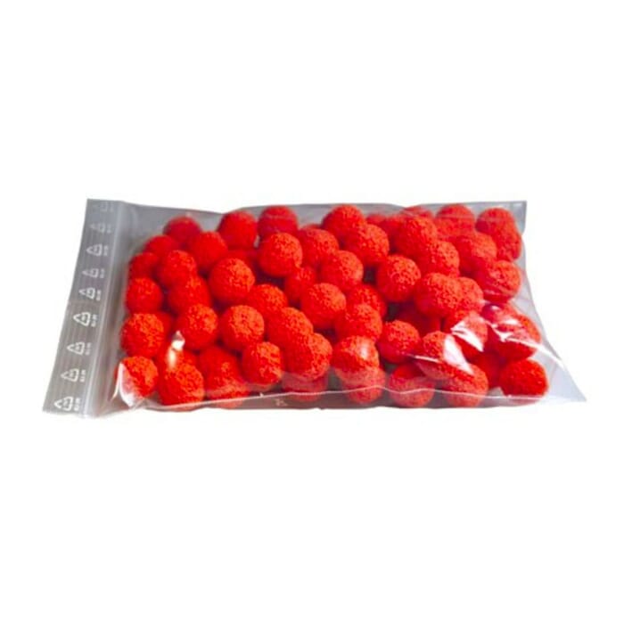 Cleaning sponges, sponge rubber balls, for NW 7mm - 10 pieces