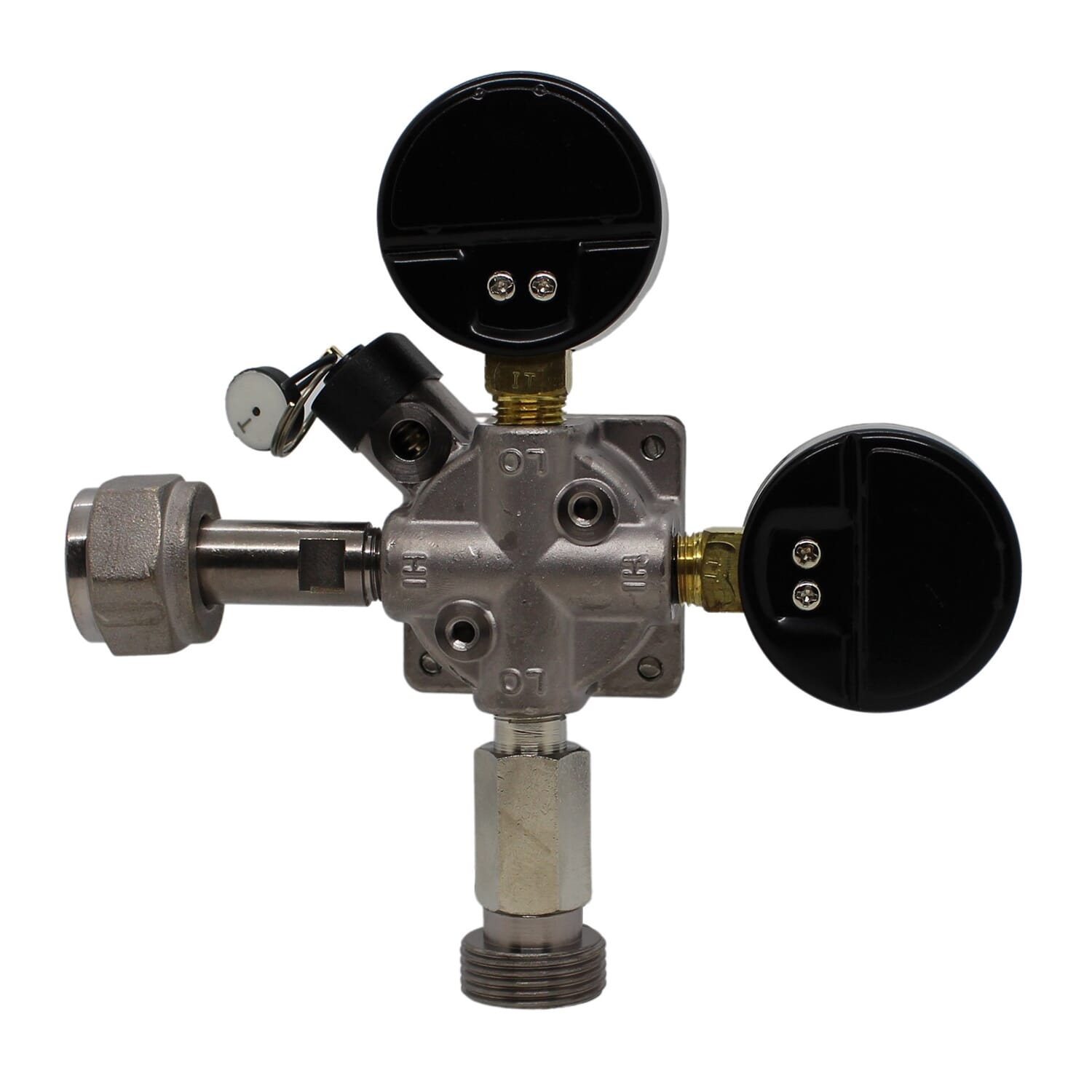 HAMON CO2 Druckminderer - Doppelmanometer Für Bierbrauen & Zapfanlagen