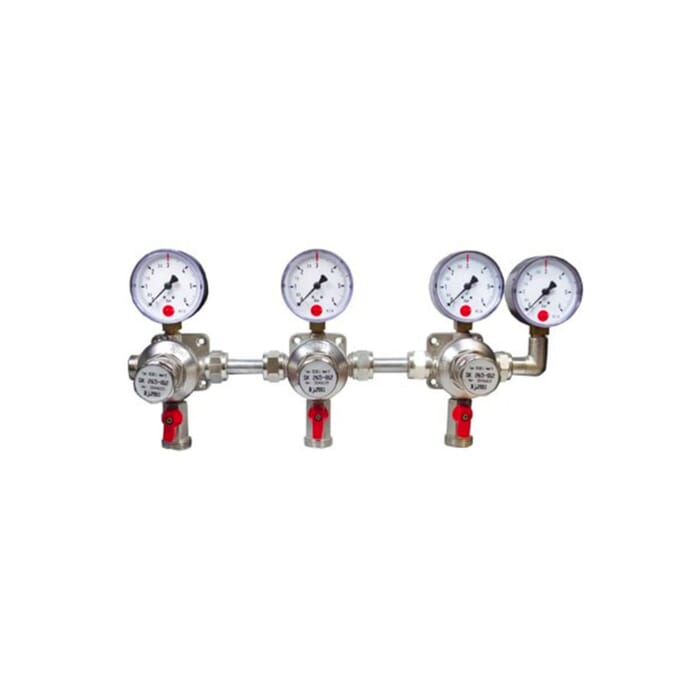 Regolatore di pressione intermedio - batteria 4 linee, Riduttore di pressione