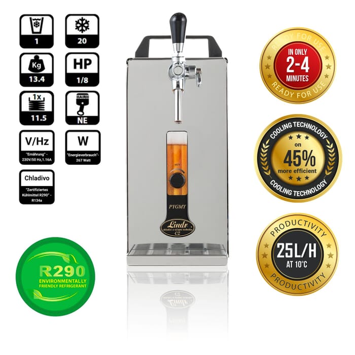 [Bundle] Beer dispenser, system PYGMY 25 LE, 1line dry cooler, 30