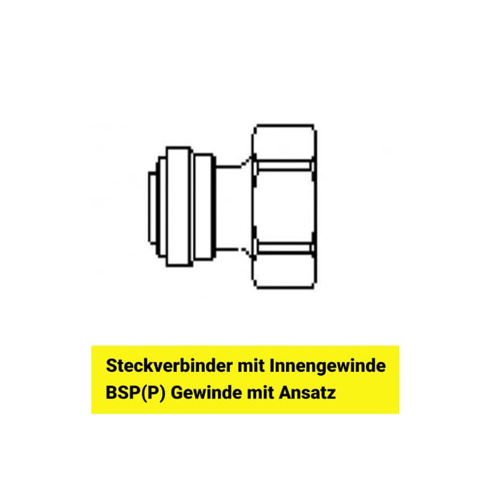 3/4" Adapter für 5/16" Schläuche Aufschraub-Verbinder