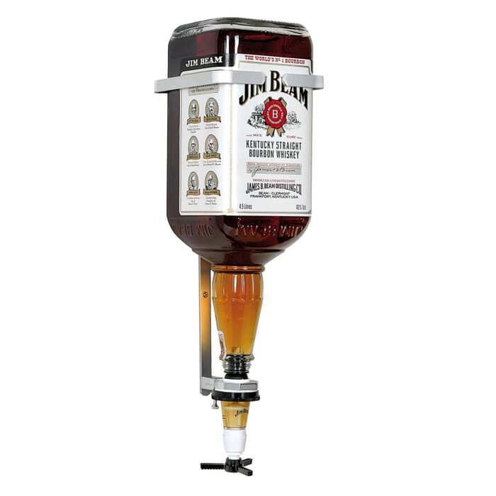JIM BEAM Wall-mounted alcohol dispenser for the 4.5 liter bottle