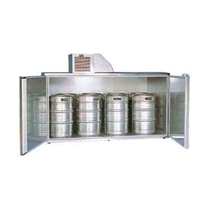 Refrigerador de barril für 8 KEG-Fässer aus Edelstahl