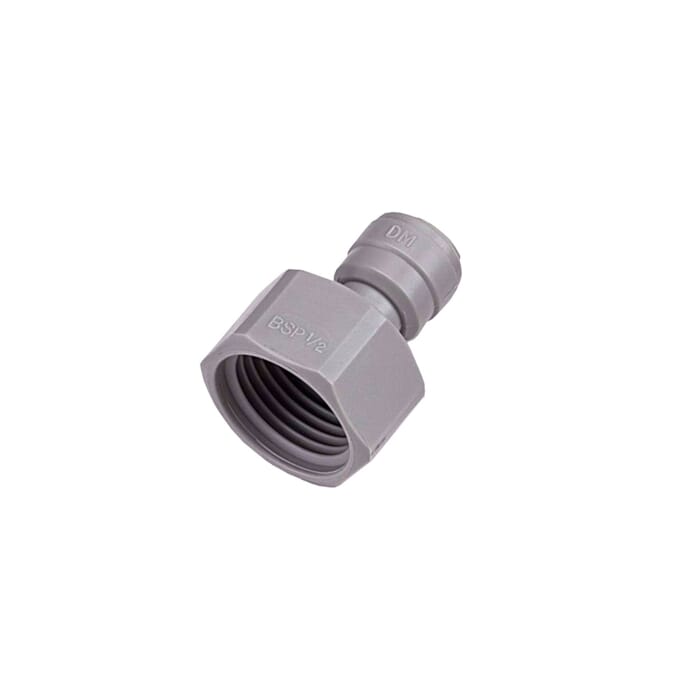 Connector with female thread 5/16" hose x 1/2" BSP(P) conical female
