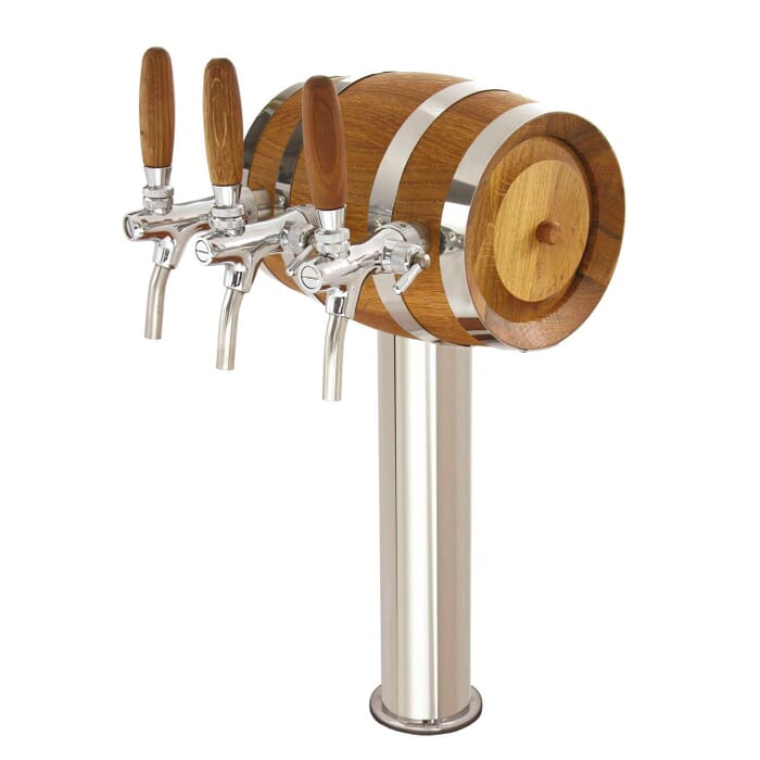 Beer tower Soudek 3-way (with chrome-plated taps)