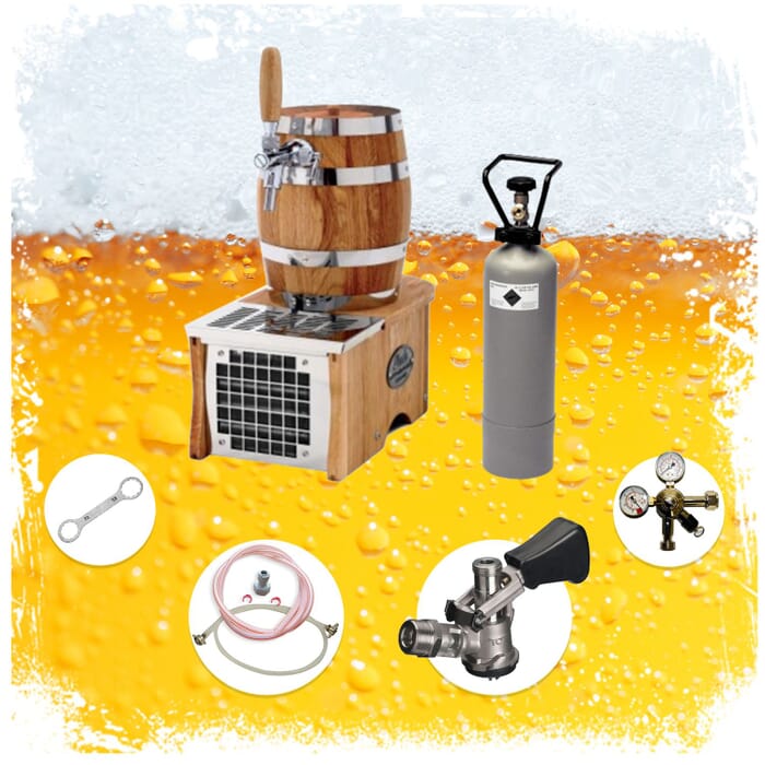 [Pack] Tireuse a biere Soudek machine a biere, pompe a biere 1 ligne, 1/8 HP, 20 litres/h, professionnelle