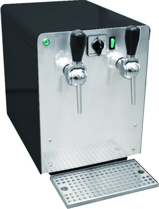 Mulled wine over-the-counter dispenser with pump 2 lines, mulled wine dispenser, hot drinks 