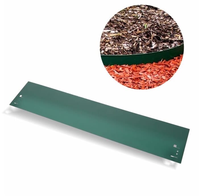 [Paket] Rasenkanten Metall 18.5 cm x 120 cm Grün | Beeteinfassung | Beetumrandung | Beetbegrenzungen