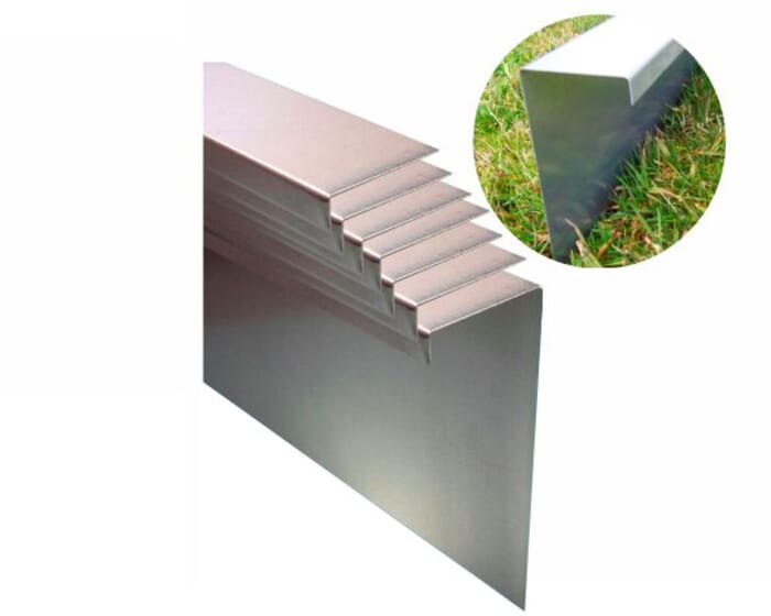 [Bundle] 10 Pack Galvanised Steel Slug Barrier 25cm high 10m long | Slug repellent