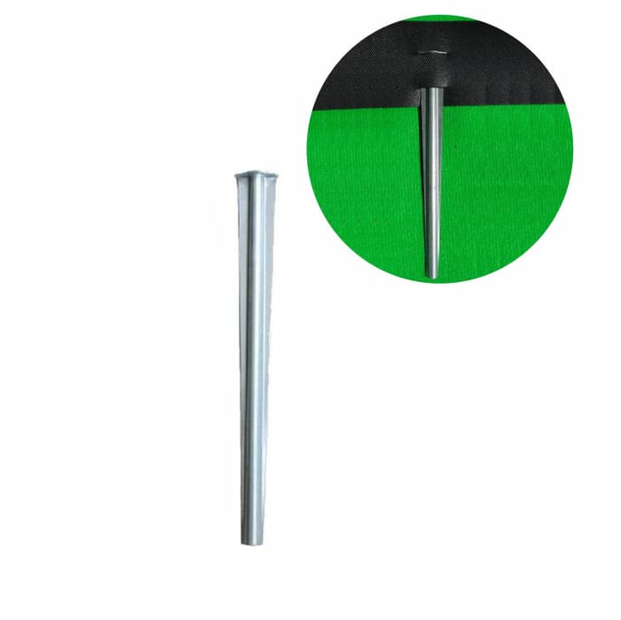 Ground screws metal 25cm x 3cm | Ground anchor | Lawn edging