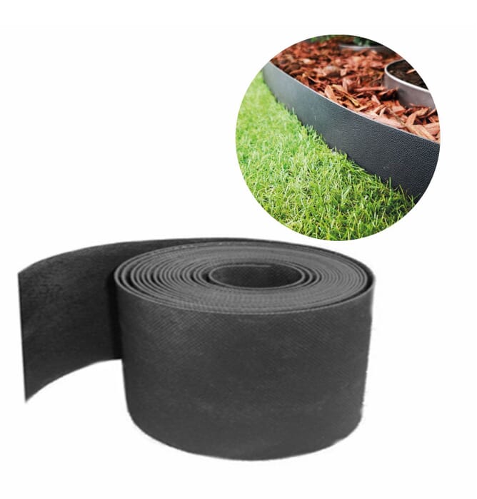 [Bundle] 5 Pack Plastic Flexible Lawn Edging 15cm high 30m long | Garden edging | Garden border edging