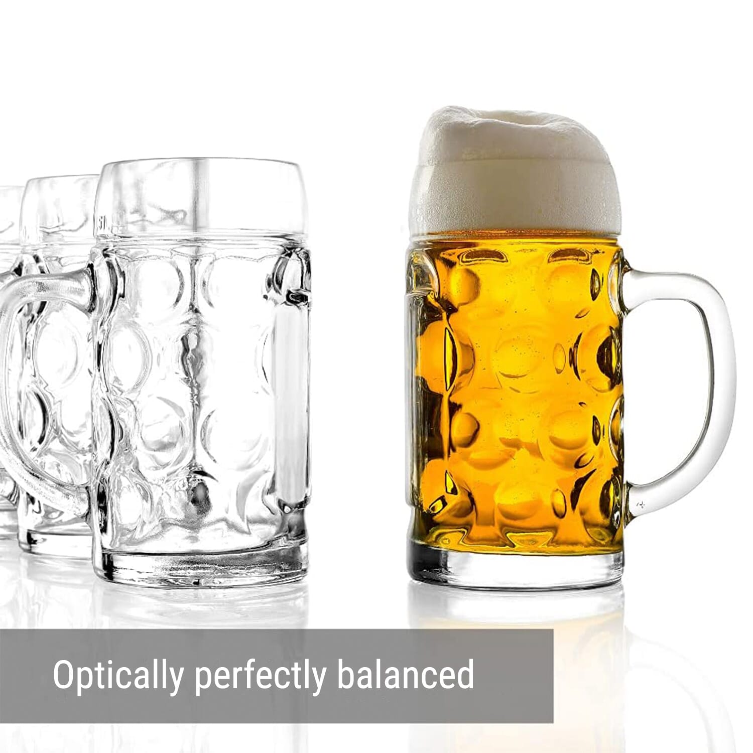 Juego De 2 Vasos De Cerveza Ayinger - Tipo Pint De 0,5 Litros, Ideal Para Coleccionistas