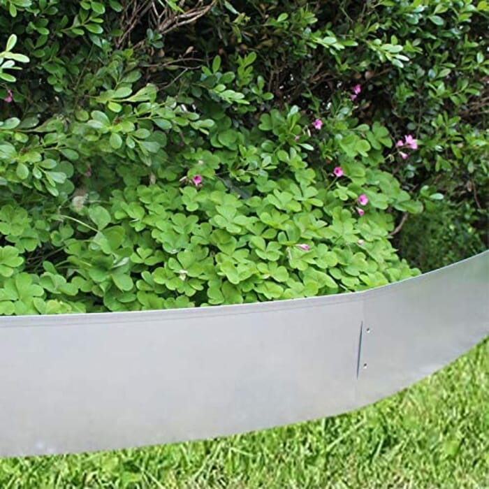 Rasenkanten Metall Alu/Zink 100 cm x 14 cm Beeteinfassung