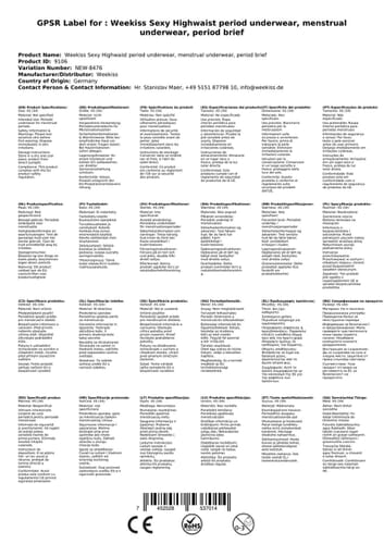 Weekiss Sexy Highwaist period pants, period underwear, period proof knickers  Weekiss Sexy Highwaist period pants, period underwear, period proof knickers