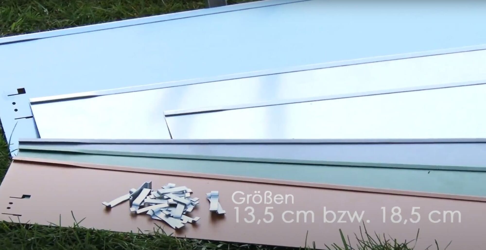 [Bundle] Lawn Edging Metal Height 13.518.5cm Length 120cm Garden