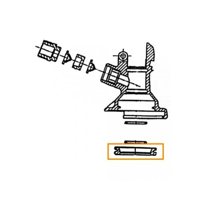 Huvudtätning för Keg - förslutning (korg-montering) (Micro Matic och Hiwi)