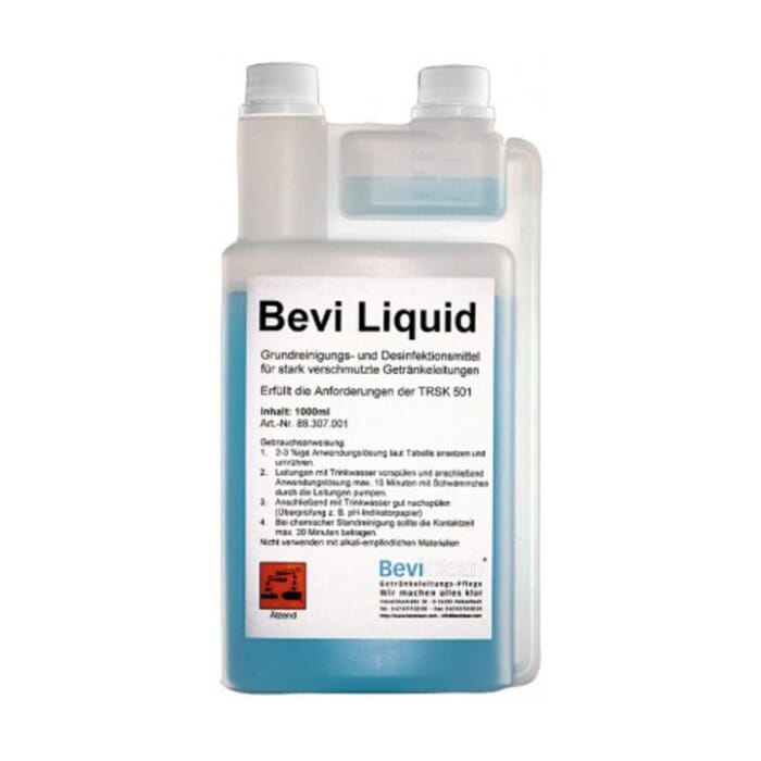 Bevi Liquid - Agente básico de limpieza y desinfección - 1 litro