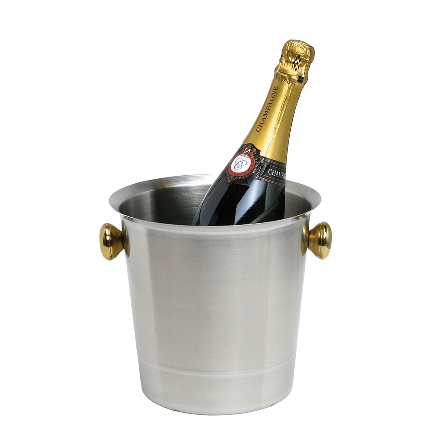 Non null bar Taglia libera Argento Secchiello per champagne in acciaio INOX per casa feste altamente lucidato per bottiglie di vino e champagne Oister7 