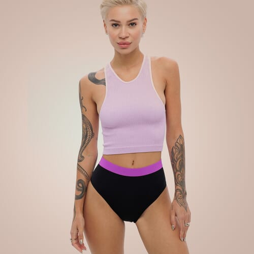 Weekiss Sport High Waist Pink Period pants, Period underwear, Period knickers Weekiss Sport High Waist Pink Period pants, Period underwear, Period knickers