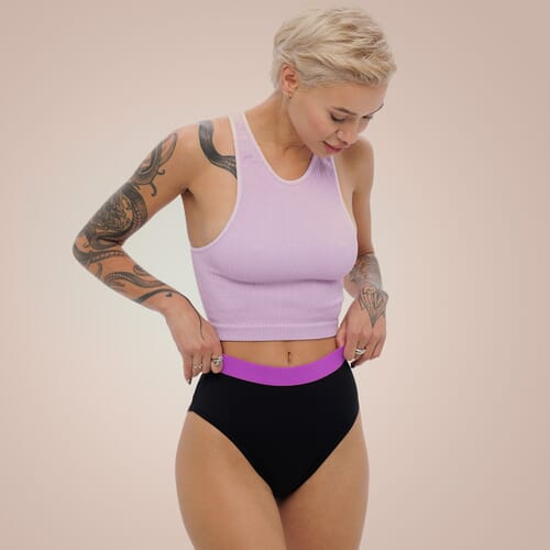 Weekiss Sport High Waist Pink Period pants, Period underwear, Period knickers Weekiss Sport High Waist Pink Period pants, Period underwear, Period knickers