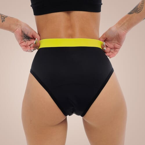 Weekiss High Waist Lemon Period pants, Period underwear, Period knickers Weekiss High Waist Lemon Period pants, Period underwear, Period knickers
