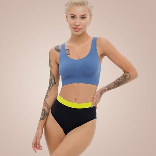 Weekiss High Waist Lemon Period pants, Period underwear, Period knickers Weekiss High Waist Lemon Period pants, Period underwear, Period knickers