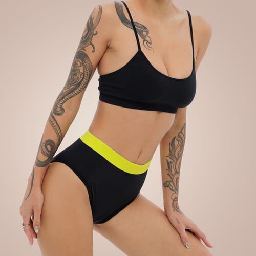 Weekiss High Waist Lemon Period pants, Period underwear, Period knickers Weekiss High Waist Lemon Period pants, Period underwear, Period knickers