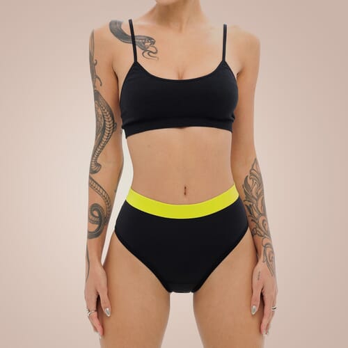 Weekiss High Waist Lemon Period pants, Period underwear, Period knickers Weekiss High Waist Lemon Period pants, Period underwear, Period knickers