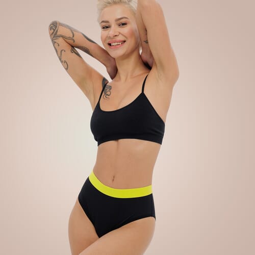Weekiss High Waist Lemon Period pants, Period underwear, Period knickers Weekiss High Waist Lemon Period pants, Period underwear, Period knickers